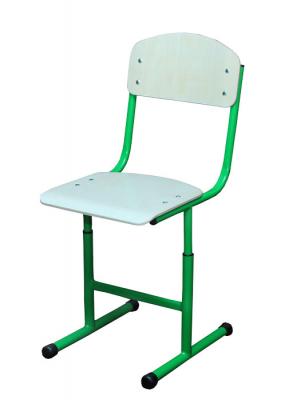 Стілець Т-подібний на круглій трубі, екологічно чиста фанера, регулюється на ростові групи №5-7(опція р.г. №4), АНШАР ГРУП (90169)